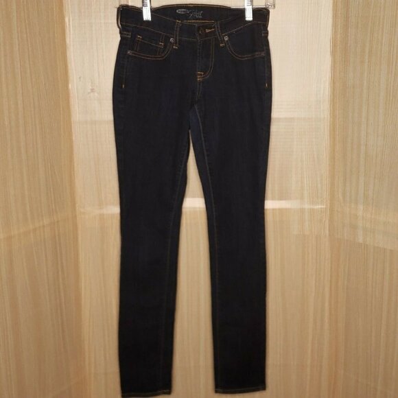 Old Navy The Flirt Womens Dark Wash Skinny Jeans 00 - Picture 3 of 8